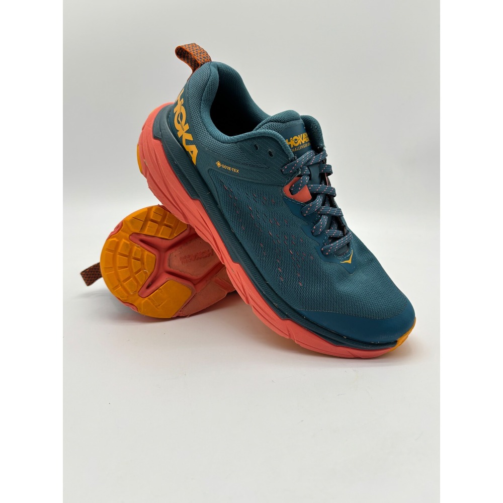 Hoka One One Challenger ATR 6 GTX Blue Coral Trail Running Shoes Womens 8